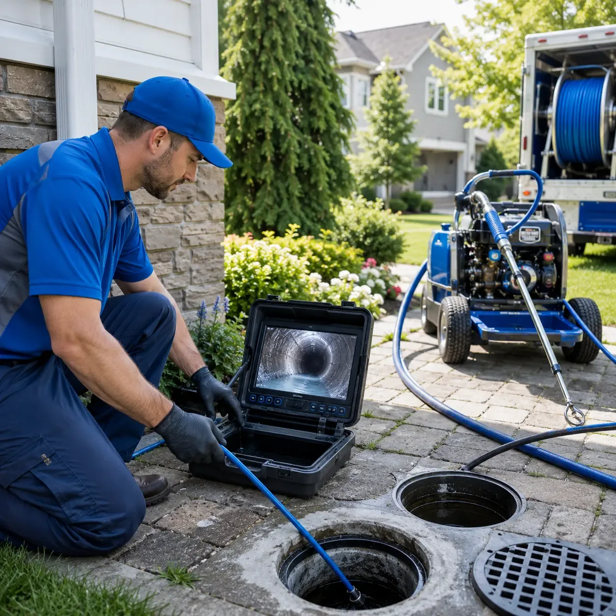 Outdoor drain cleaning professionals serving Hydetown, PA