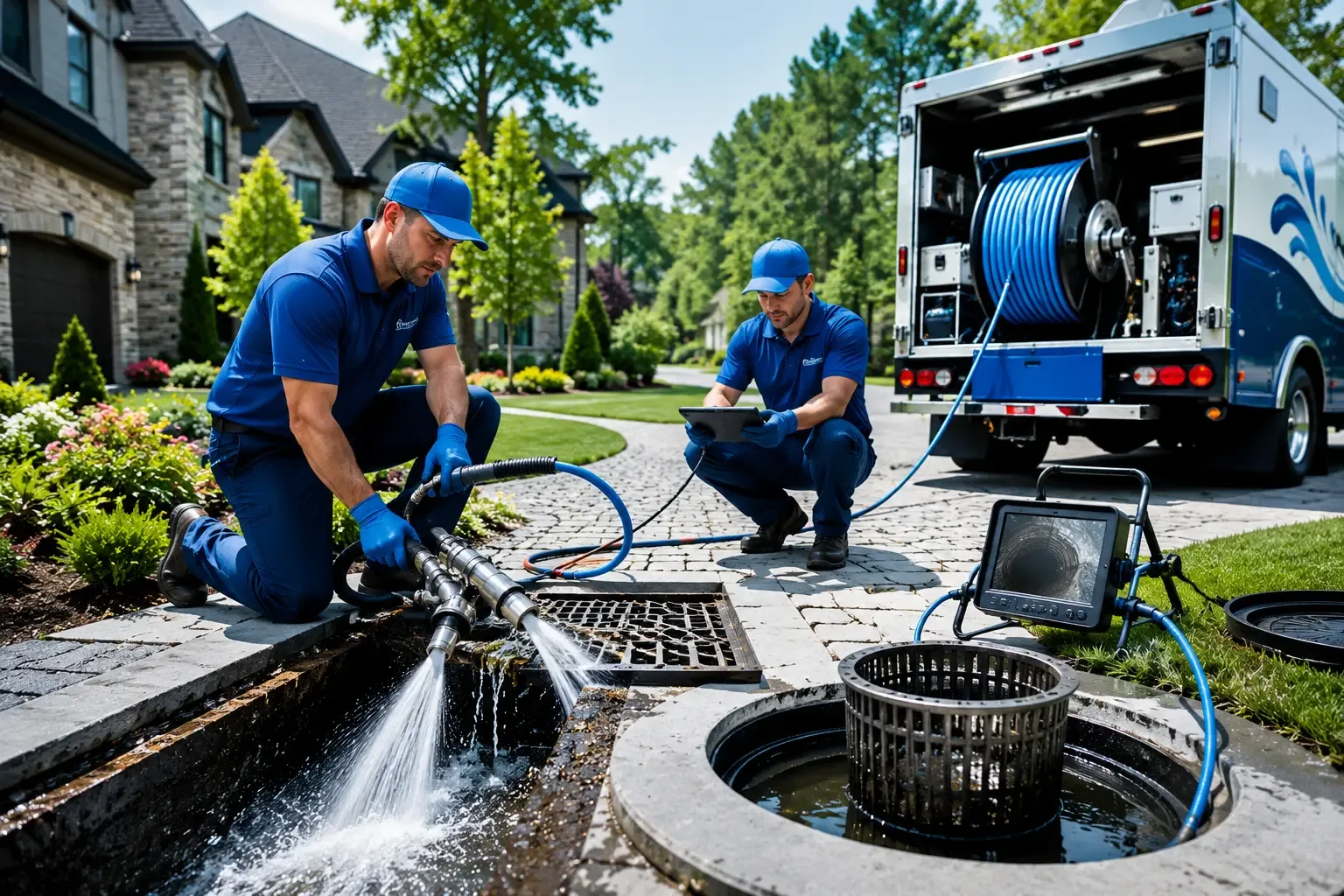 Local outdoor drain cleaning professionals in Hydetown, PA